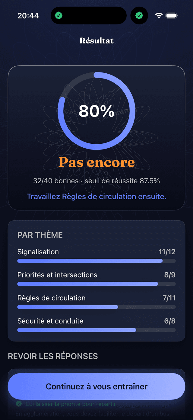 Sachez que vous êtes prêt